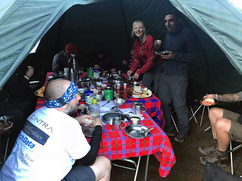 What is the food like on Kilimanjaro?